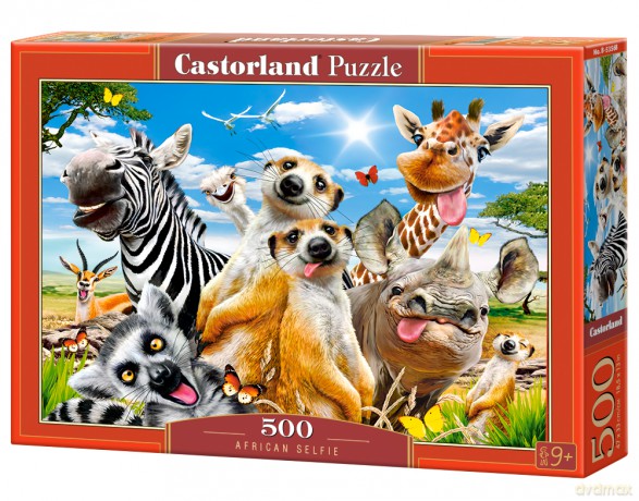 CASTORLAND 500 el. African selfie [PUZZLE]