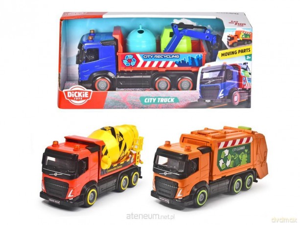 City Pojazdy miejskie Volvo 23 cm, 3 rodzaje