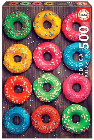 EDUCA 500 el. Kolorowe pączki [PUZZLE]