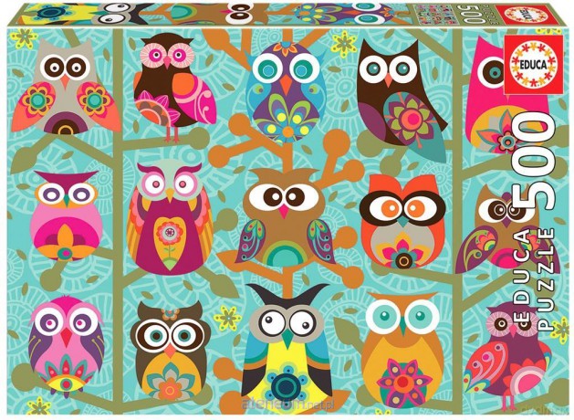 EDUCA 500 el. Sowy [PUZZLE]