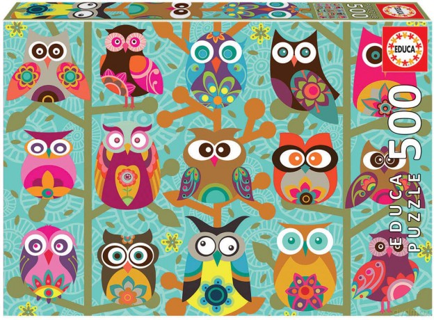 EDUCA 500 el. Sowy [PUZZLE]