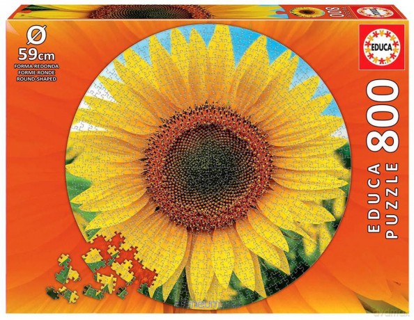EDUCA 800 el. Słonecznik (okrągłe) [PUZZLE]