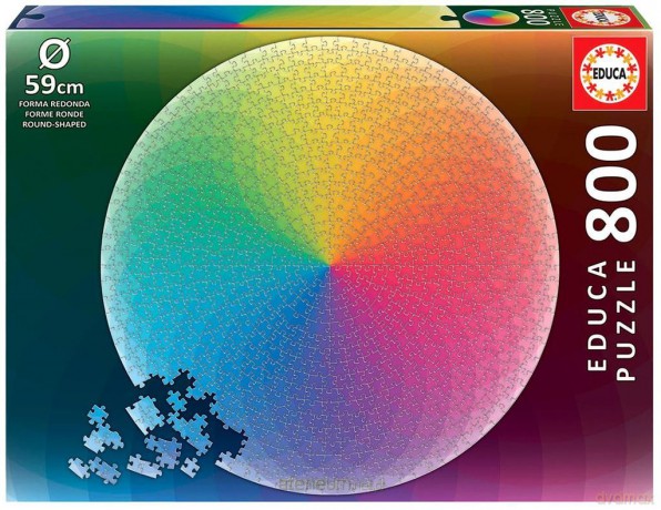 CLEMENTONI 800 el. Tęcza (okrągłe) [PUZZLE]