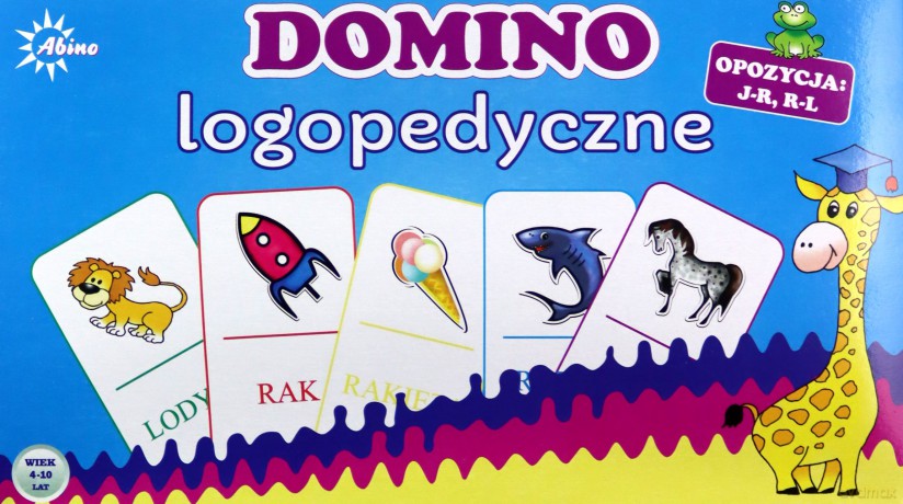 Domino logopedyczne J-R, R-L [GRA]
