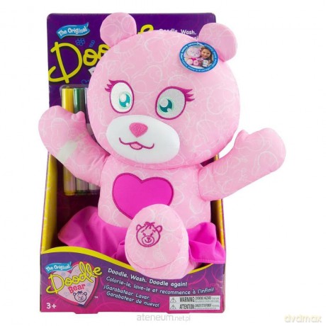 Doodle Bear Miś do malowania różowy 32 cm