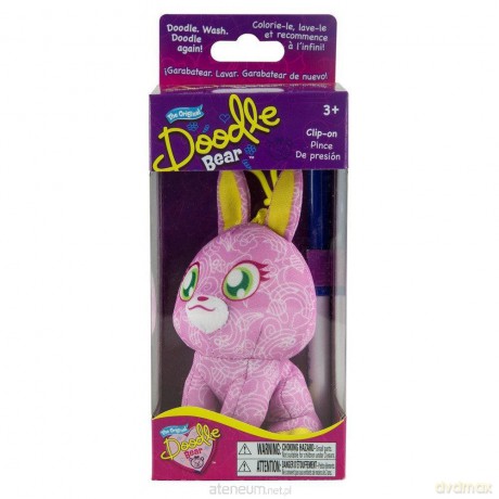 Doodle Bear Zwierzak do malowania różowy