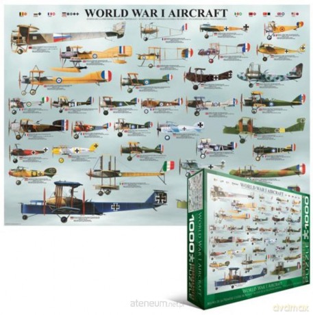 EUROGRAPHICS 1000 el. Samoloty z okresu I wojny światowej [PUZZLE]