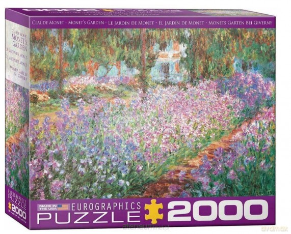EUROGRAPHICS 2000 el. Ogród Moneta, Claude Monet [PUZZLE]