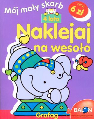 Naklejaj Na Wesoło 4 Lata [KSIĄŻKA]