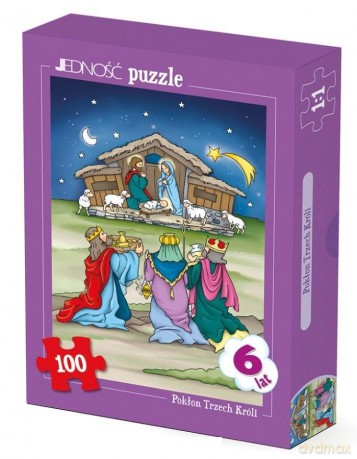 JEDNOŚĆ 100 el. - Pokłon Trzech Króli [PUZZLE]