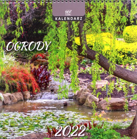 Kalendarz 2022 30x30 13 planszowy Ogrody [KALENDARZ]