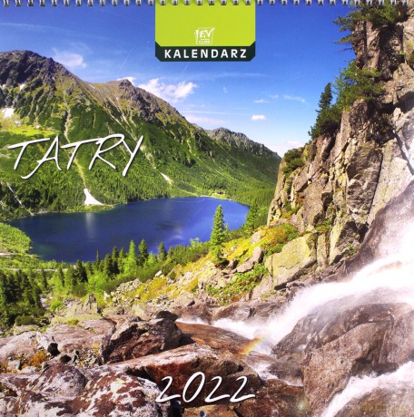 Kalendarz 2022 30x30 13 planszowy Tatry [KALENDARZ]