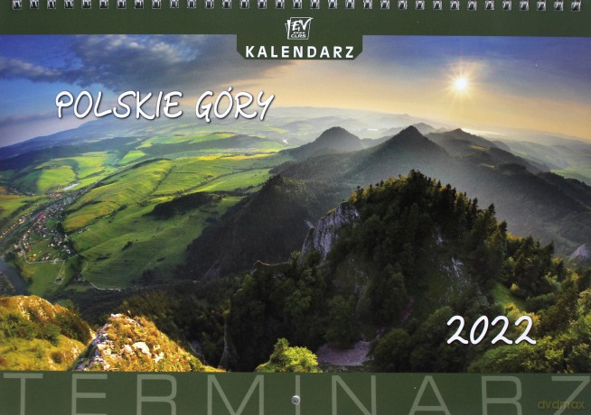 Kalendarz 2022 A4 terminarz 13 plansz PL. Góry [KALENDARZ]