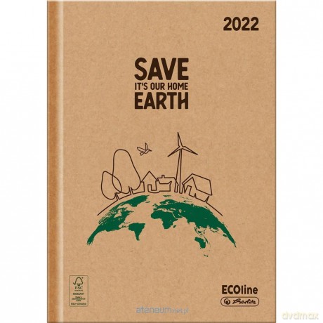 Kalendarz 2022 A5 Eco planeta HERLITZ [KALENDARZ]
