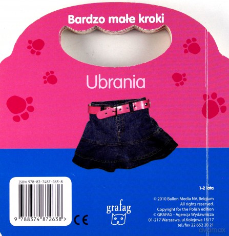 Bardzo Małe Kroki Ubrania (twarda) [KSIĄŻKA]