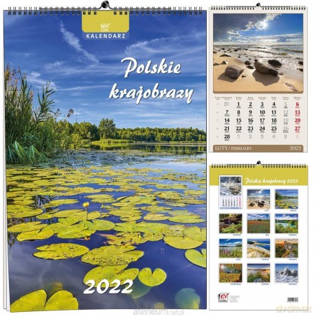 Kalendarz 2022 B3 7 plansz Polskie krajobrazy [KALENDARZ]