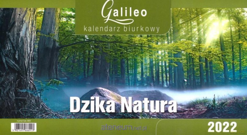 Kalendarz 2022 Biurkowy Galileo Dzika Natura CRUX [KALENDARZ]
