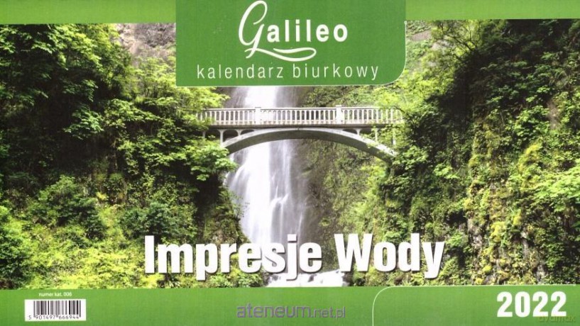 Kalendarz 2022 Biurkowy Galileo Impresje wody CRUX [KALENDARZ]