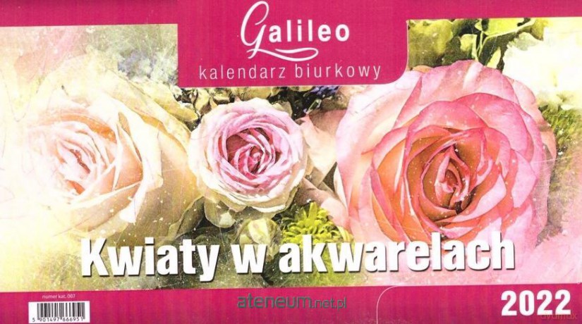 Kalendarz 2022 Biurkowy Galileo Kwiaty CRUX [KALENDARZ]