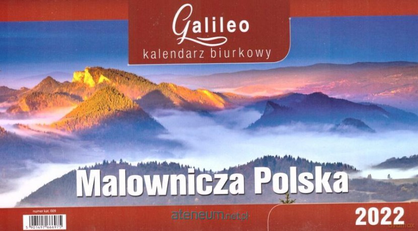 Kalendarz 2022 Biurkowy Galileo Polska CRUX [KALENDARZ]