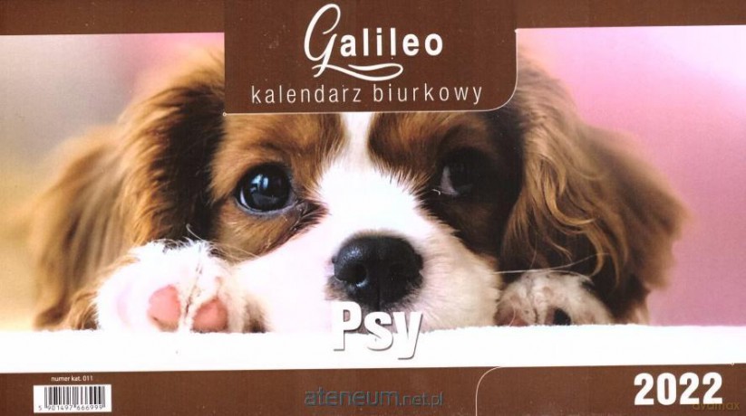 Kalendarz 2022 Biurkowy Galileo Psy CRUX [KALENDARZ]