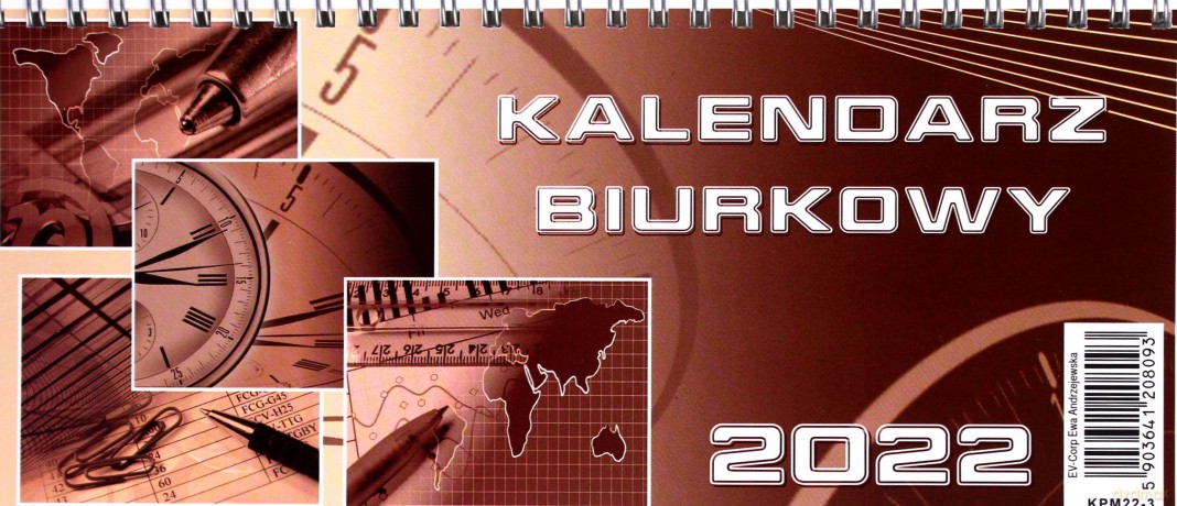 Kalendarz 2022 biurkowy poziom mały mix [KALENDARZ]