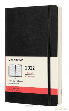 Kalendarz 2022 dzienny 12ML czarny [KALENDARZ]