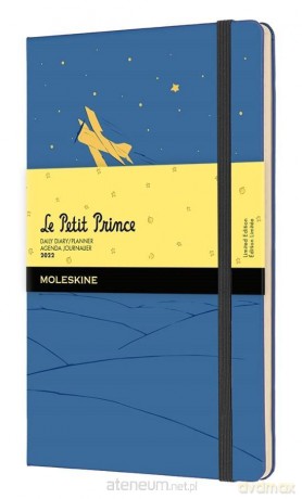 Kalendarz 2022 dzienny 12ML Mały Książę blue [KALENDARZ]
