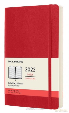 Kalendarz 2022 dzienny 12ML scarlet red [KALENDARZ]
