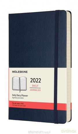 Kalendarz 2022 dzienny 12ML tw. sapphire blue [KALENDARZ]