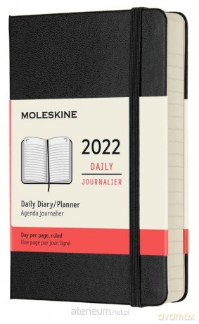 Kalendarz 2022 dzienny 12MP tw. czarny [KALENDARZ]