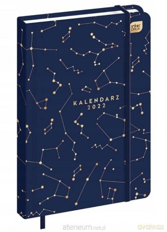 Kalendarz 2022 książkowy A5/192K Met. Galaxy [KALENDARZ]