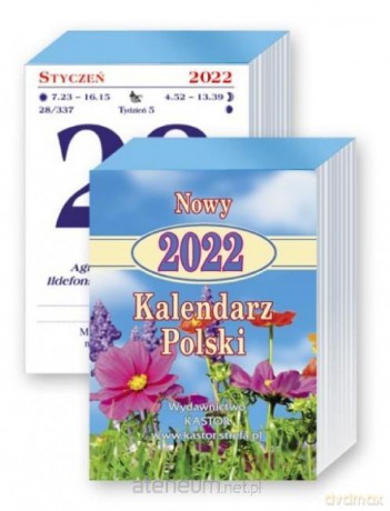 Kalendarz 2022 Nowy Kalendarz Polski KASTOR [KALENDARZ]