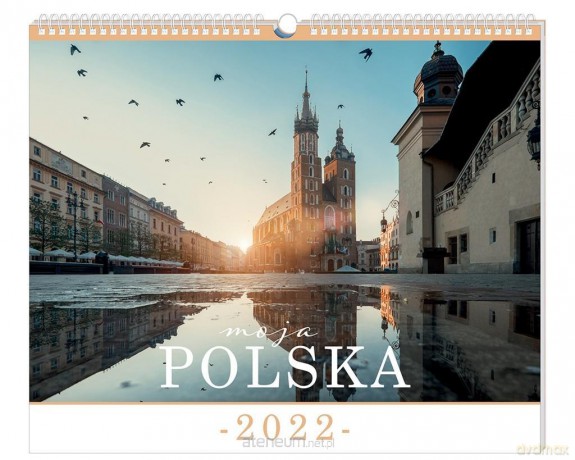 Kalendarz 2022 planszowy 33,5x40 Polska [KALENDARZ]