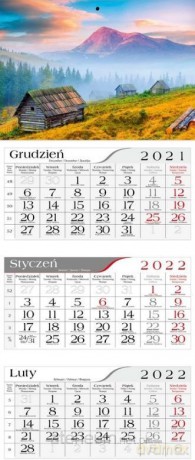 Kalendarz 2022 Trójdzielny Bacówka CRUX [KALENDARZ]