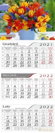Kalendarz 2022 Trójdzielny Bukiet CRUX [KALENDARZ]