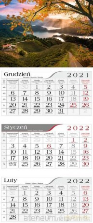 Kalendarz 2022 Trójdzielny Jesienna droga CRUX [KALENDARZ]