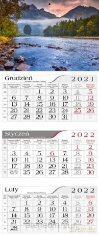 Kalendarz 2022 Trójdzielny Nad Dunajcem CRUX [KALENDARZ]