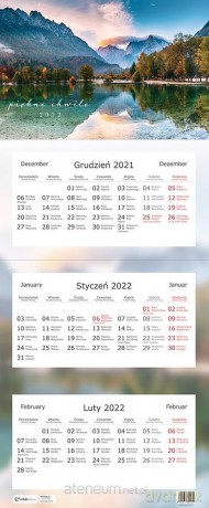 Kalendarz 2022 trójdzielny Widok [KALENDARZ]