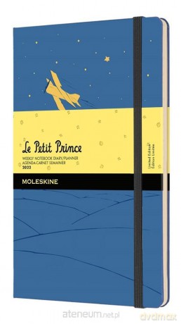 Kalendarz 2022 tygodniowy 12ML Mały Książę blue [KALENDARZ]