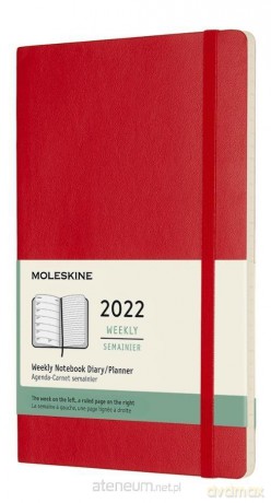Kalendarz 2022 tygodniowy 12ML scarlet red [KALENDARZ]