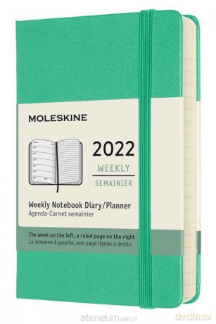 Kalendarz 2022 tygodniowy 12MP tw. ice green [KALENDARZ]