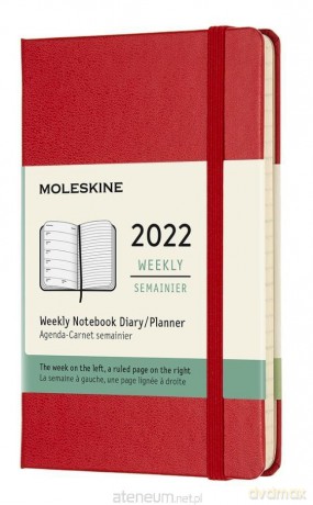 Kalendarz 2022 tygodniowy 12MP tw. scarlet red [KALENDARZ]