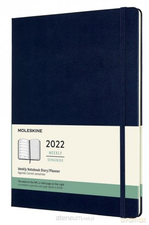 Kalendarz 2022 tygodniowy 12XL tw. sapphire blue [KALENDARZ]