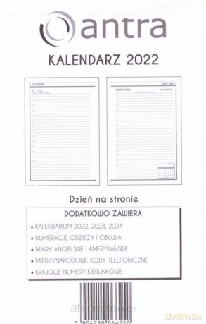 Kalendarz 2022 wkład A5/DNS [KALENDARZ]