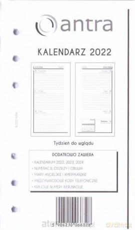 Kalendarz 2022 wkład B6 ST/TDW [KALENDARZ]