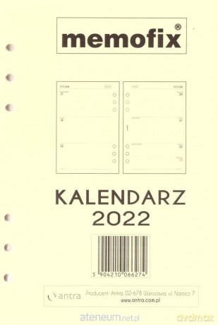 Kalendarz 2022 wkład MEM/A5/TDW [KALENDARZ]
