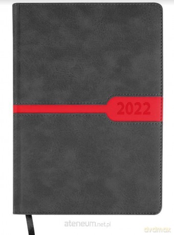 Kalendarz książkowy 2022 A5 czarny [KALENDARZ]