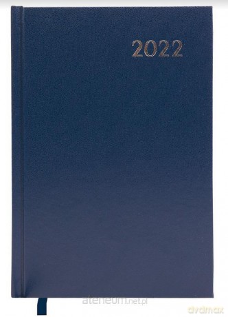 Kalendarz książkowy 2022 A5 niebieski [KALENDARZ]