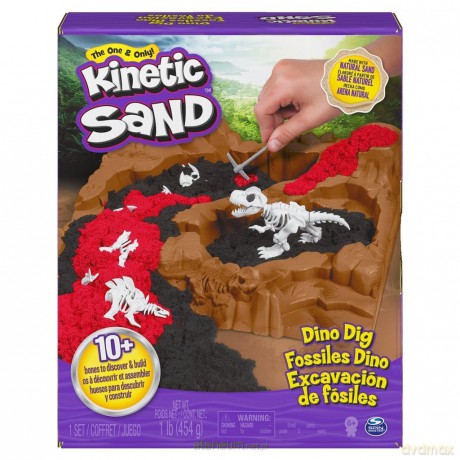 Kinetic Sand Zestaw Wykopalisko dinozaurów 454g